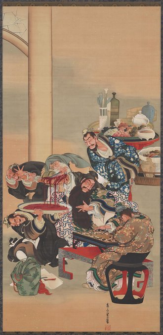 関羽割臂図