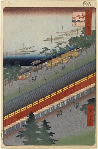 名所江戸百景 深川三十三間堂