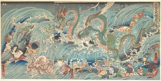 竜宮玉取姫之図