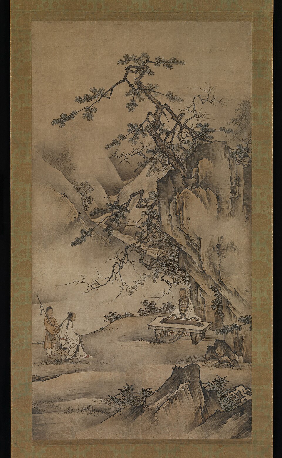 Bo Ya Plays the Qin as Zhong Ziqi Listens