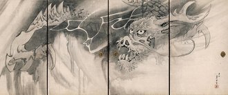 龍図襖