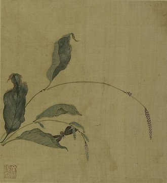 明 文俶 花鸟草虫图册