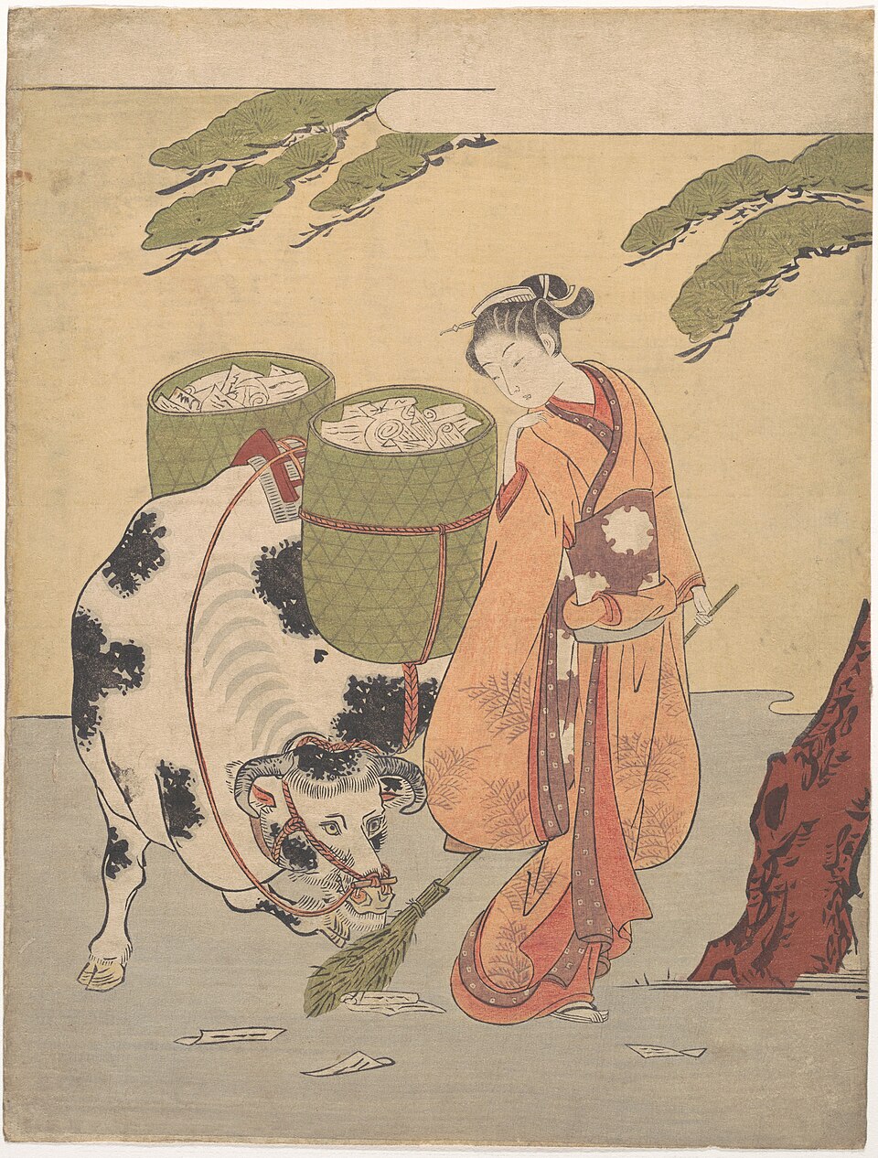 文掃く美人