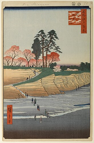 名所江戸百景 品川御殿やま