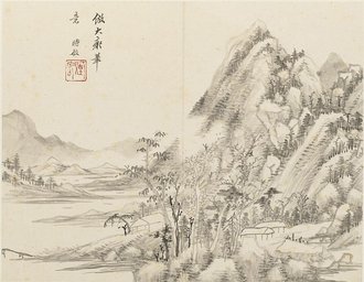 清 王时敏仿古山水册（10开）