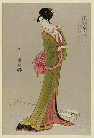 鳥文斎栄之 초상