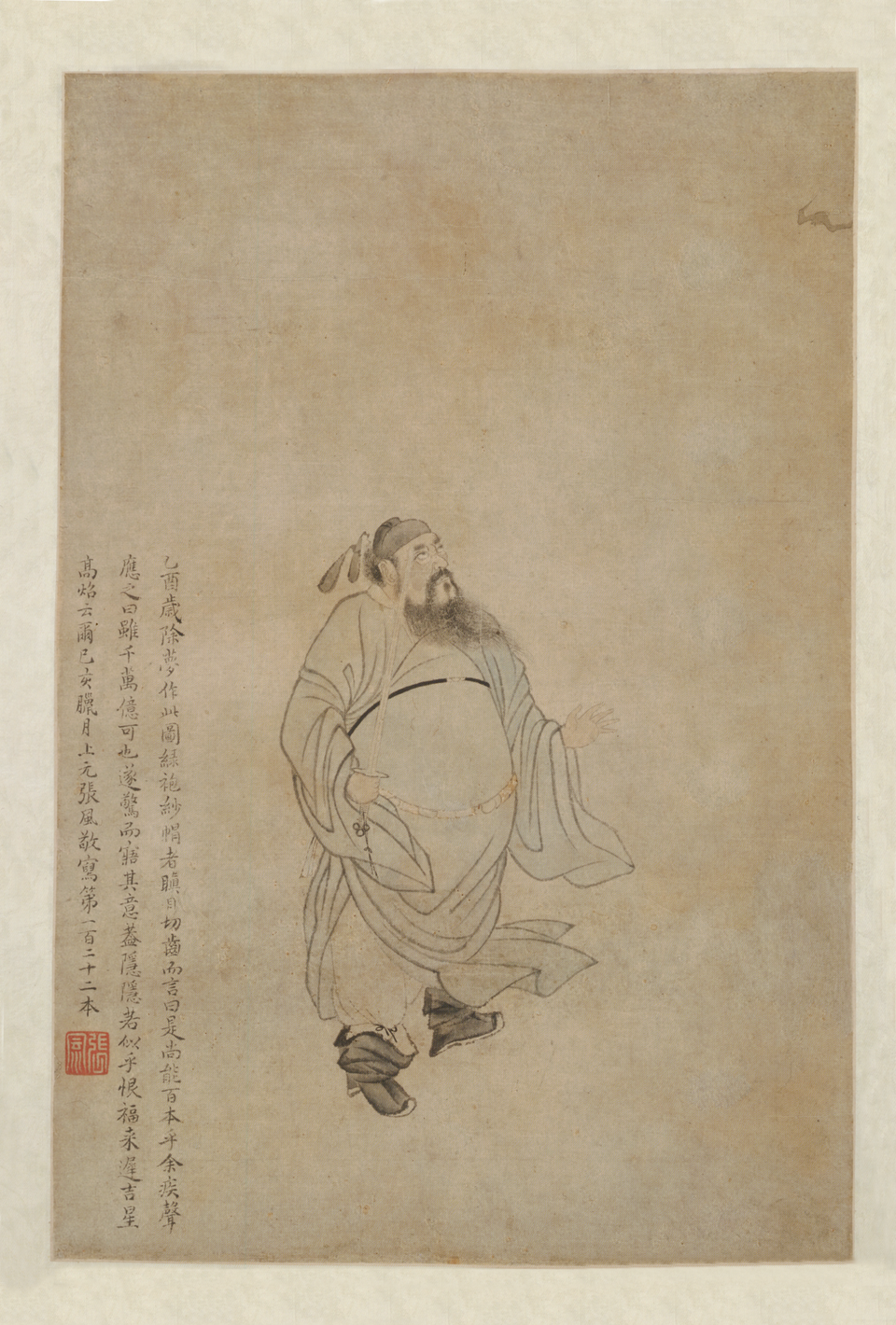 张风钟馗图轴