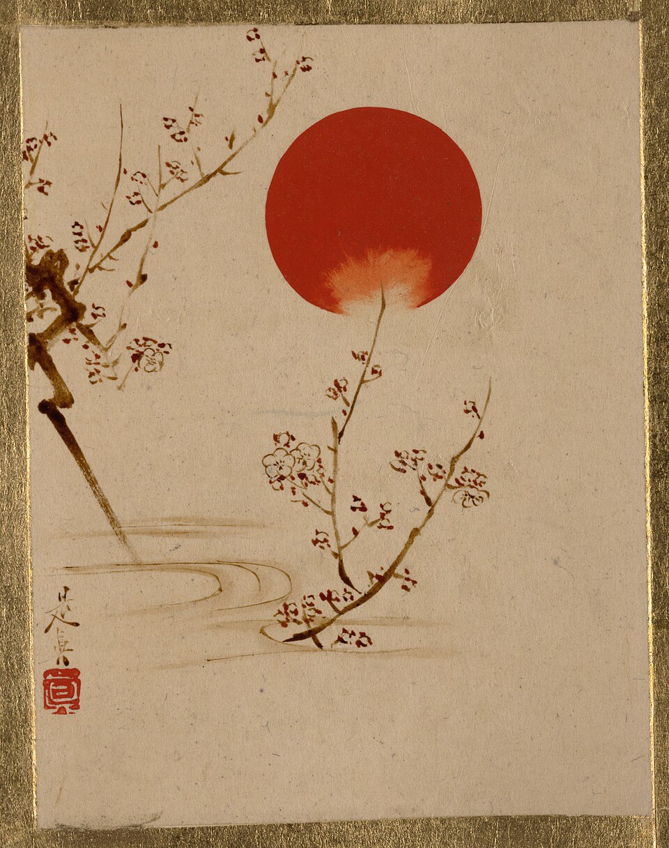 Sun and Plum Branches