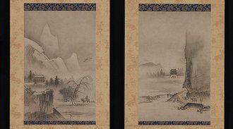 Two Views from the Eight Views of the Xiao and Xiang Rivers