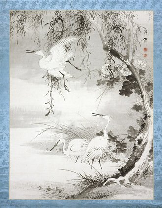 Herons and Willow