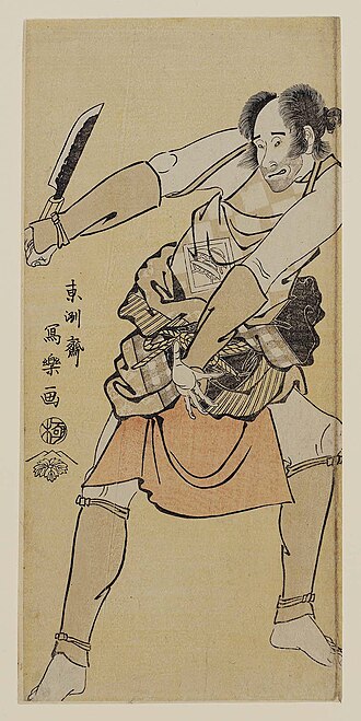 二代目中島勘蔵の馬士ねぼけの長蔵