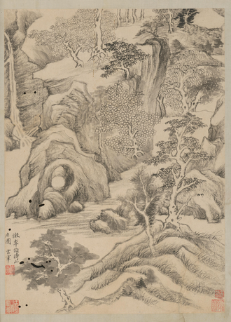 董其昌山水册