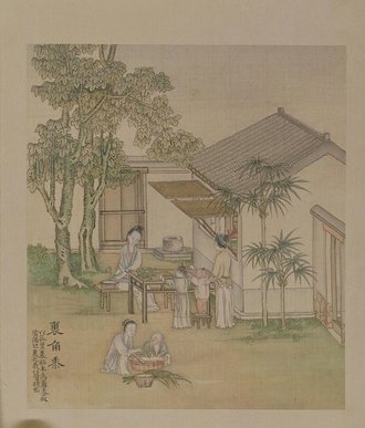 徐扬端阳故事册之裹角黍