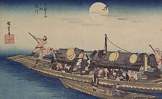 京都名所之内・淀川