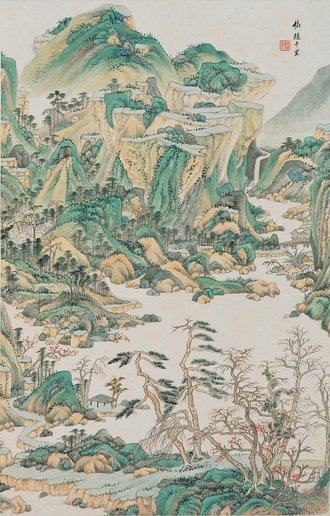 清  王鉴  仿宋元山水册