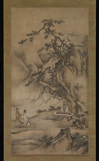 Bo Ya Plays the Qin as Zhong Ziqi Listens