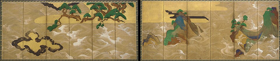 松島図屏風