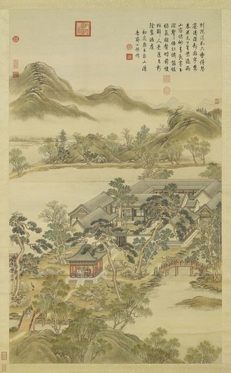 清沈源繪中呂清和　軸