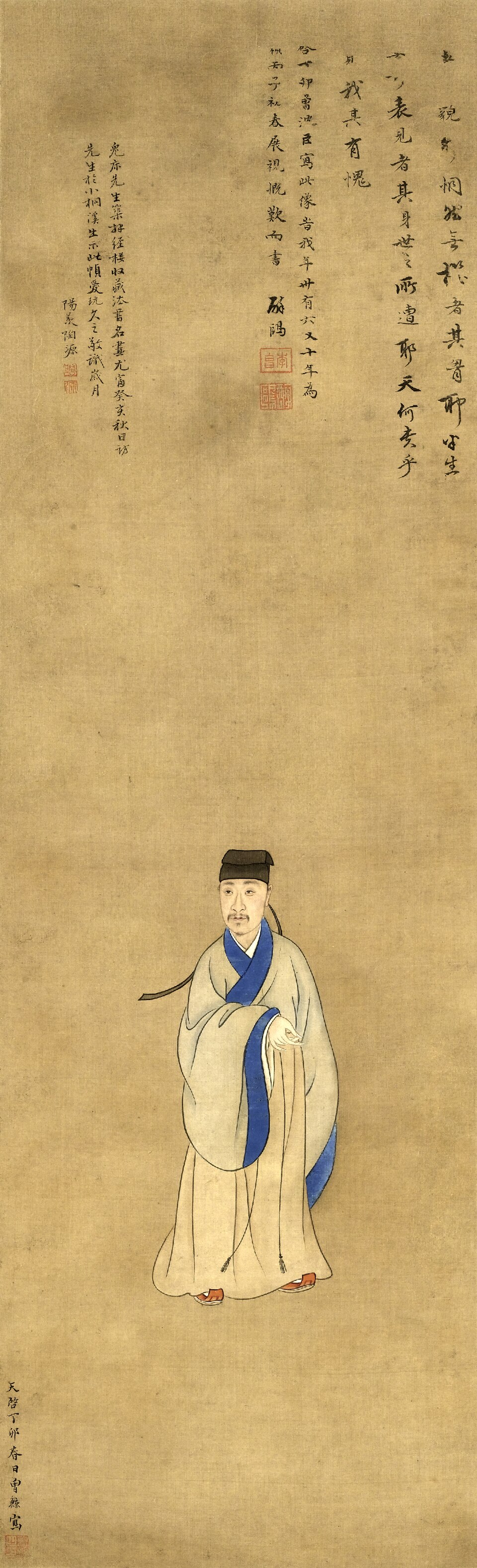明 曾鲸 李亨像轴
