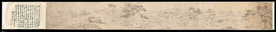 百駿圖白描稿