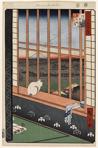 名所江戸百景 浅草田甫酉の町詣