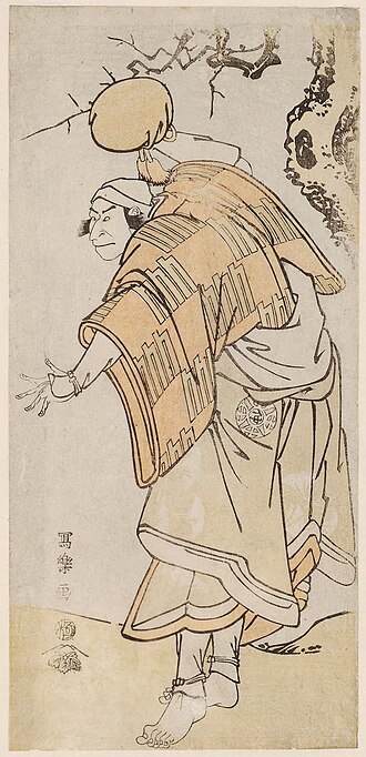 二代目中村仲蔵の荒巻耳四郎金虎