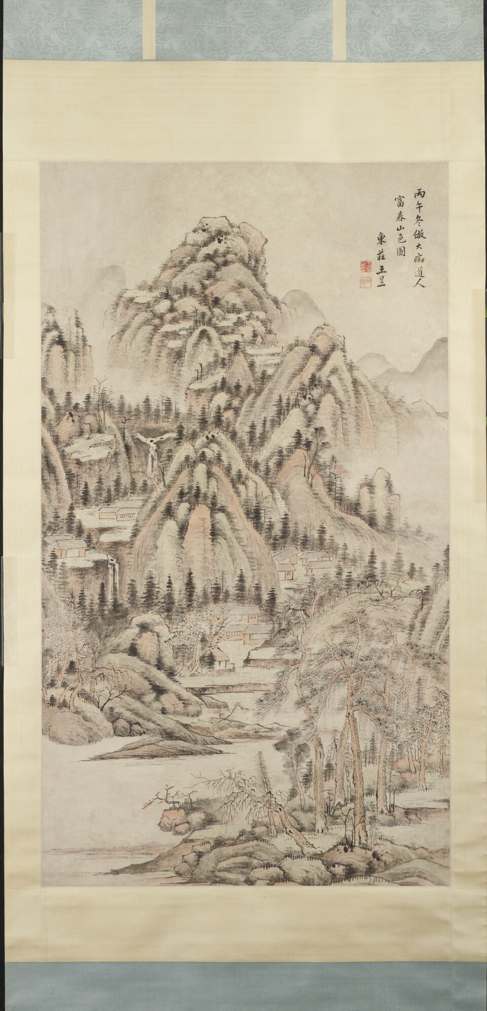 丙午冬倣大痴道人富春山色圖