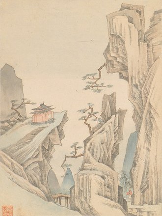 清  萧云从  山水册