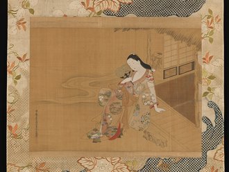 Courtesan Enjoying a Cool Summer Evening