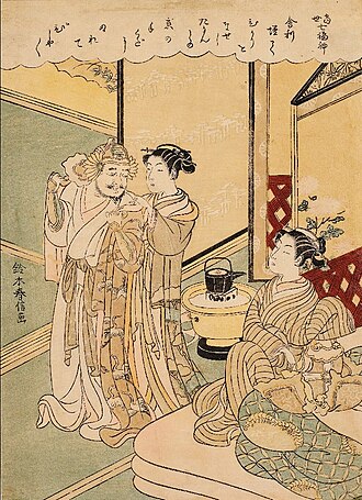 当世七福神 毘沙門天