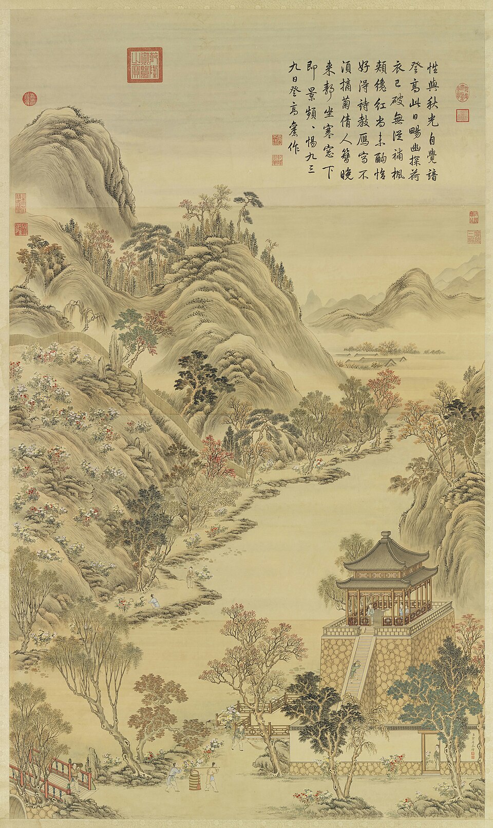 清余省繪無射戒寒　軸