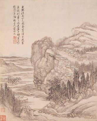 清 王翬仿古山水册