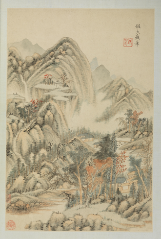 王时敏仿古山水册