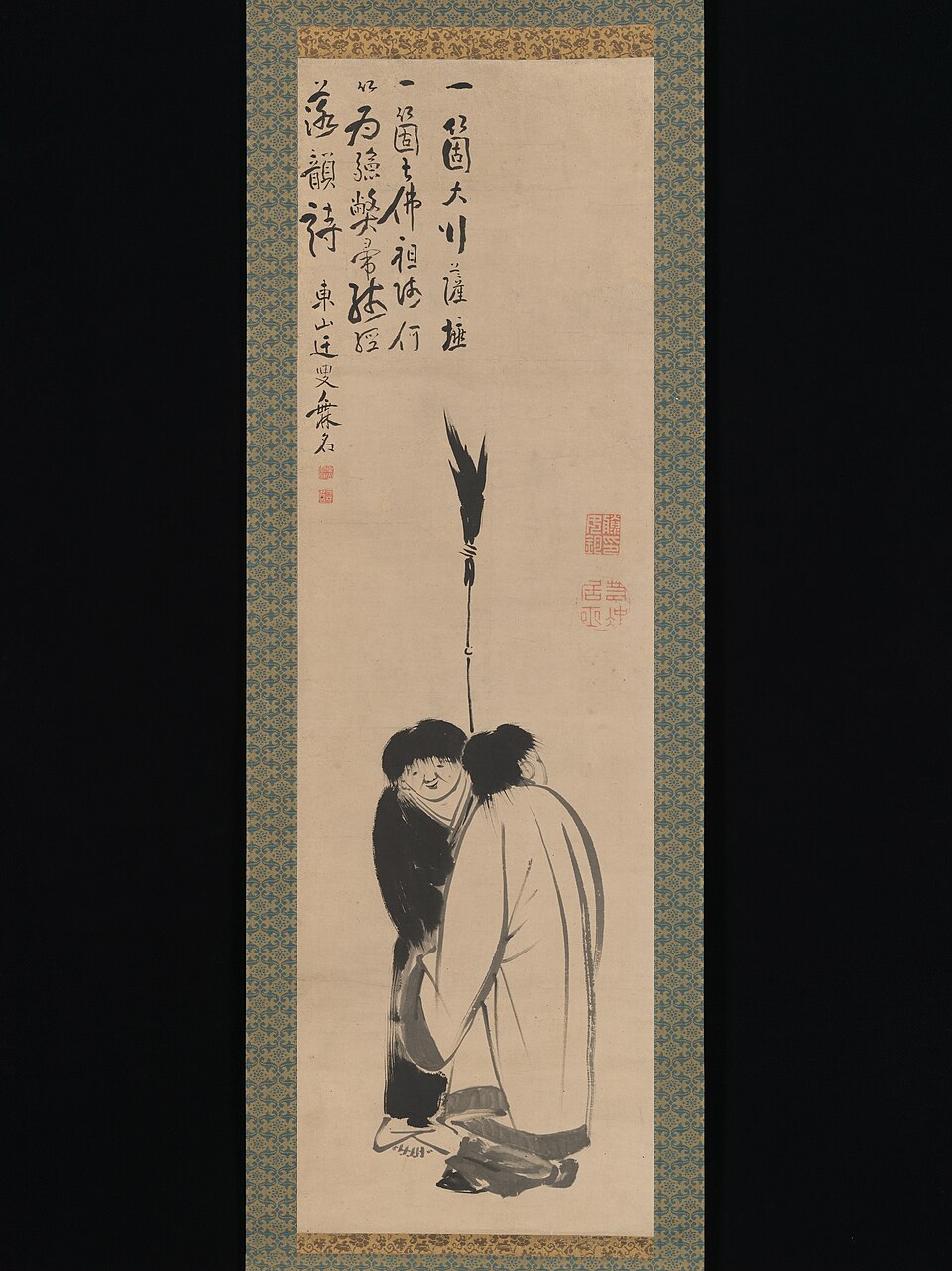 Hanshan and Shide (Japanese: Kanzan and Jittoku)