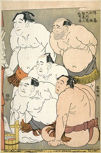 大童山の土俵入り 右