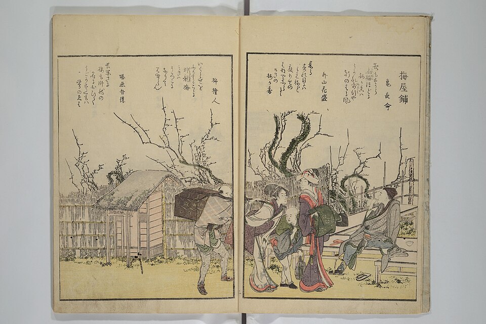 東都名所一覧 梅屋敷