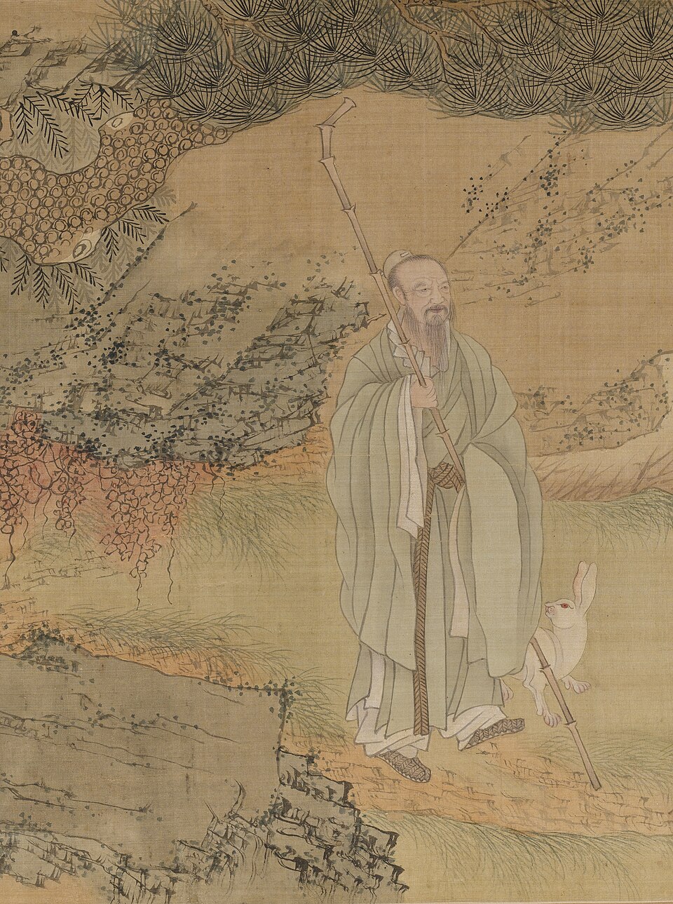 明  崔子忠  长白仙踪图卷