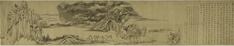 明 董其昌 烟江叠幛图卷