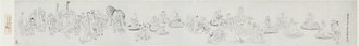 Luohan in Line Drawing (Baimiao)