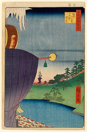 名所江戸百景 糀町一丁目山王祭ねり込