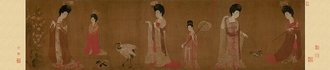 簪花仕女圖