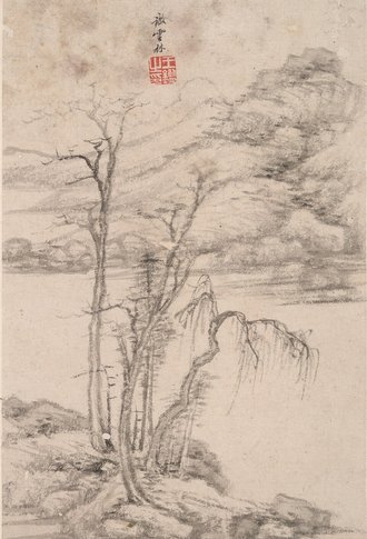 Landscape in the Style of Various Old Masters: In the Style of Ni Zan