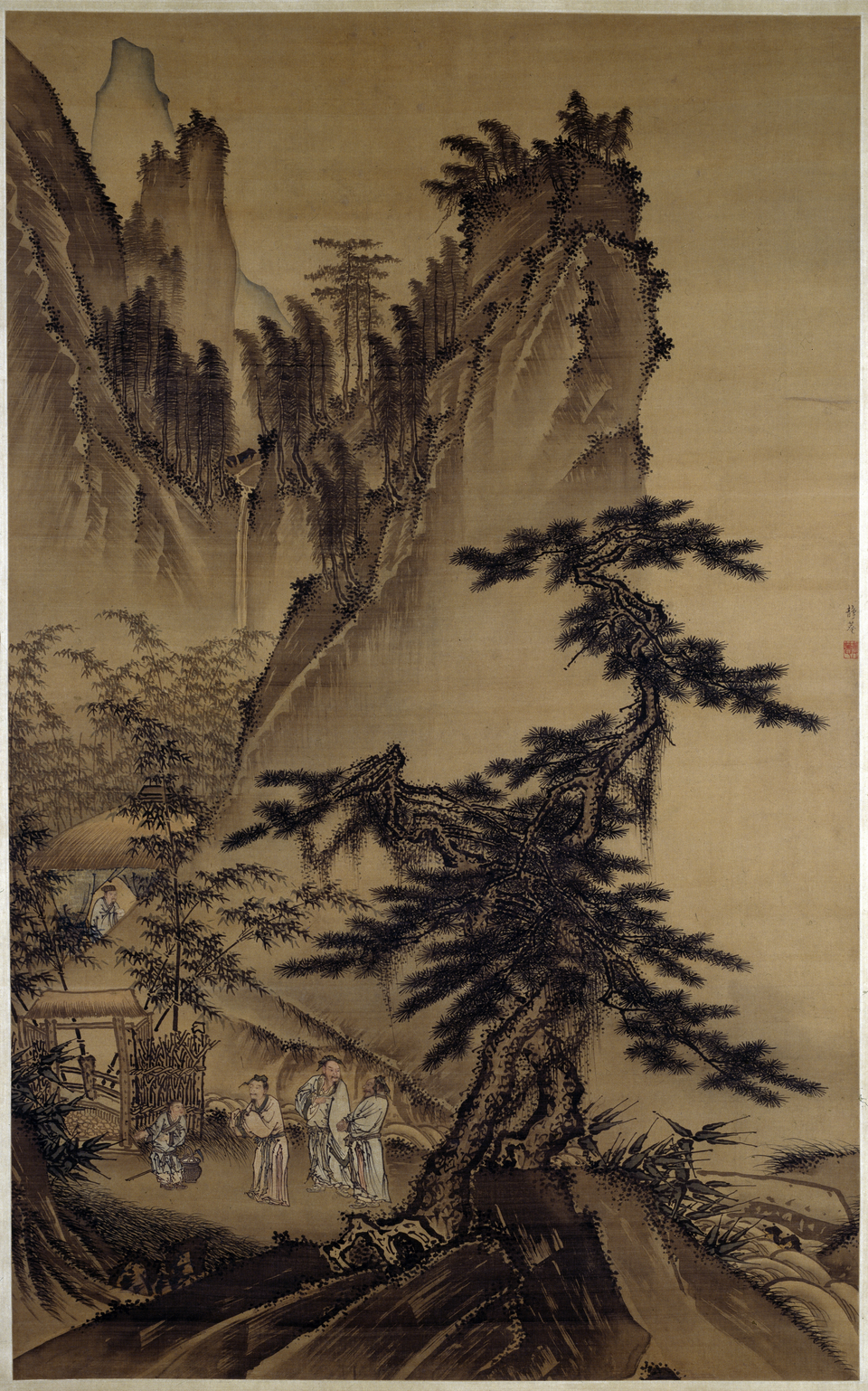 戴进三顾茅庐图轴