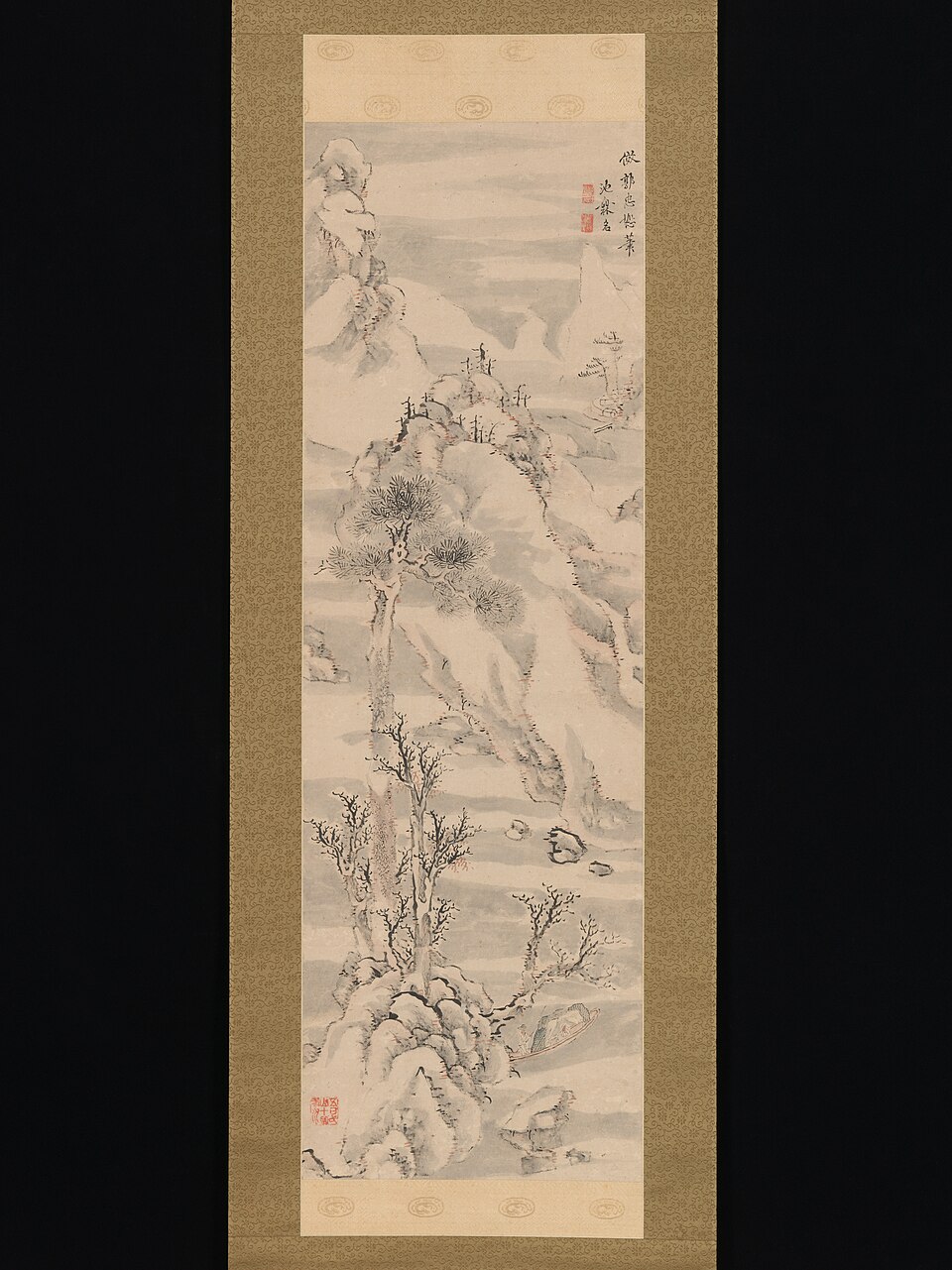 Wintry Landscape, in the Style of Guo Zhongshu