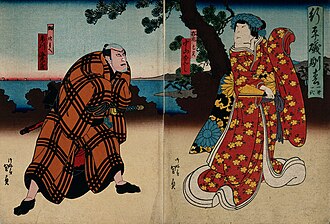 歌川国員 초상