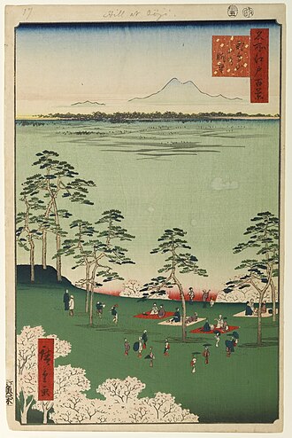 名所江戸百景 飛鳥山北の眺望