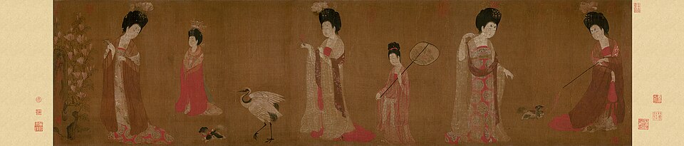 簪花仕女圖