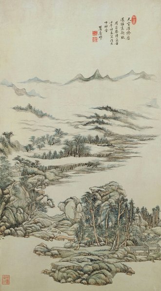 王原祁昌黎诗意图轴
