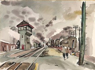 Southern Pacific Depot in the Morning