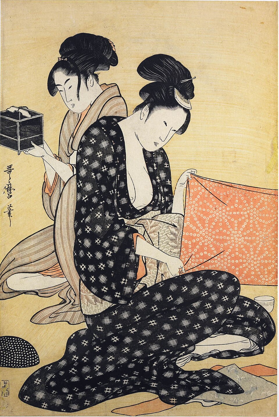 針仕事 中